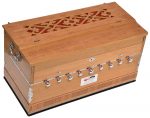 Harmonium Extra Height By Kaayna Musicals -9 Stops-5 Main & 4 Drone, 3&frac12; Octaves, Coupler, Teak Color, Gig Bag, Bass/Male Reed- 440 Hz - Image 2