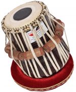 Ganesha Kalash Tabla Drum Set, 4 Kg Heavy Designer Copper Bayan, Sheesham Wood Dayan, Hand Made Drum Skins, Camel Leather Straps to Tune, Comes with Tuning Hammer, Gig Bag, Cushion & Cover - Image 11