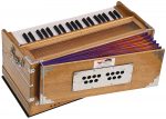 Harmonium Pro Grade By Kaayna Musicals, 9 Stop- 5 Main & 4 Drone, 3&frac12; Octave, Coupler, Teak Color, Gig Bag, Bass/Male Reed Tuned- 440Hz - Image 10