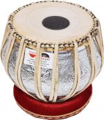 Ganesha Kalash Tabla Drum Set, 4 Kg Heavy Designer Copper Bayan, Sheesham Wood Dayan, Hand Made Drum Skins, Camel Leather Straps to Tune, Comes with Tuning Hammer, Gig Bag, Cushion & Cover - Image 10