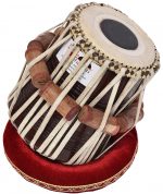 Ganesha Kalash Tabla Drum Set, 4 Kg Heavy Designer Copper Bayan, Sheesham Wood Dayan, Hand Made Drum Skins, Camel Leather Straps to Tune, Comes with Tuning Hammer, Gig Bag, Cushion & Cover - Image 12