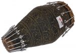 Designer Brass Khol Drums -Bolt Tuned, Special Hand Made Skin, Antique Finish, Gig Bag - Image 11