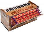 Harmonium Teak Wood Extra Height By Kaayna Musicals- 9 Stops- 5 Main- 4 Drone, 3½ Octaves, Two Set Reed- Bass/Male – 440 Hz - Image 10