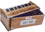 Harmonium Pro Grade By Kaayna Musicals, 11 Stops- 6 Main & 5 Drone, 3&frac12; Octaves, Teak Colour, Flower Bellow, Coupler, Gig Bag &ndash; 440 Hz - Image 11