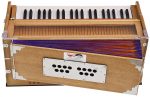 Harmonium Pro Grade By Kaayna Musicals, 9 Stop- 5 Main & 4 Drone, 3&frac12; Octave, Coupler, Teak Color, Gig Bag, Bass/Male Reed Tuned- 440Hz - Image 11