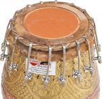 Designer Khol Drums -Brass & Copper-Bolt Tuned, Special Hand Made Skin, Double Color, Gig Bag - Image 12