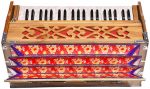 Harmonium Teak Wood Extra Height By Kaayna Musicals- 9 Stops- 5 Main- 4 Drone, 3½ Octaves, Two Set Reed- Bass/Male – 440 Hz - Image 11