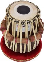 Ganesha Kalash Tabla Drum Set, 4 Kg Heavy Designer Copper Bayan, Antique Finish, Shesham Wood Dayan, Hand Made Drum Skins, Camel Leather Straps to Tune, Comes with Tuning Hammer, Gig Bag, Cushion & Cover - Image 20
