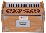 OM Harmonium Mini Magic By Kaayna Musicals, 4 Stop- 2 Main & 2 Drone, 2&frac34; Octave, Teak Colour, Gig Bag , Bass/Male- 440 Hz - Image 17