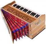 Harmonium Pro Grade By Kaayna Musicals, 9 Stops- 5 Main, 4 Drone, 3&frac12; Octaves, Teak Color, Beautiful Bellow, Coupler, Gig Bag &ndash; 440 Hz - Image 16