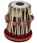 Ganesha Kalash Tabla Drum Set, 4 Kg Heavy Designer Copper Bayan, Antique Finish, Shesham Wood Dayan, Hand Made Drum Skins, Camel Leather Straps to Tune, Comes with Tuning Hammer, Gig Bag, Cushion & Cover - Image 19