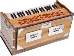 Harmonium Teak Wood Extra Height By Kaayna Musicals- 9 Stops- 5 Main- 4 Drone, 3½ Octaves, Two Set Reed- Bass/Male – 440 Hz - Image 16