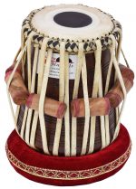 Ganesha Kalash Tabla Drum Set, 4 Kg Heavy Designer Copper Bayan, Antique Finish, Shesham Wood Dayan, Hand Made Drum Skins, Camel Leather Straps to Tune, Comes with Tuning Hammer, Gig Bag, Cushion & Cover - Image 18
