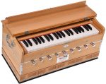 Harmonium Pro Grade By Kaayna Musicals, 9 Stops- 5 Main, 4 Drone, 3&frac12; Octaves, Teak Color, Beautiful Bellow, Coupler, Gig Bag &ndash; 440 Hz - Image 3