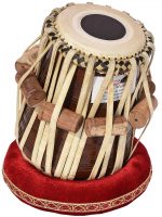 Tabla Drum Set, 3 Kg Black Painted Designer Brass Bayan, Beautiful Look, Sheesham Wood Dayan, Hand Made Drum Skin, Camel Leather Strap to Tune, Comes with Tuning Hammer, Gig Bag, Cushion & Cover - Image 22
