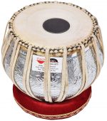 Ganesha Kalash Tabla Drum Set, 4 Kg Heavy Designer Copper Bayan, Sheesham Wood Dayan, Hand Made Drum Skins, Camel Leather Straps to Tune, Comes with Tuning Hammer, Gig Bag, Cushion & Cover - Image 4