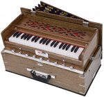 Safri Harmonium By Kaayna Musicals-3&frac12; Octaves, Portable, Traveler, Baja, 9 Stops (4 Drone), Dark Oak Finish, Gig Bag, Bass-Male Reed: 440 Hz - Image 5