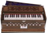 Harmonium Pro Grade By Kaayna Musicals, 11 Stop- 6 Main & 5 Drone, 3&frac12; Octaves, Dark Oak Finish, Flower Bellow, Coupler, Gig Bag &ndash; 440 Hz - Image 5