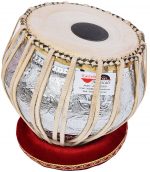 Ganesha Kalash Tabla Drum Set, 4 Kg Heavy Designer Copper Bayan, Sheesham Wood Dayan, Hand Made Drum Skins, Camel Leather Straps to Tune, Comes with Tuning Hammer, Gig Bag, Cushion & Cover - Image 5