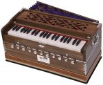 Harmonium Pro Grade By Kaayna Musicals, 11 Stop- 6 Main & 5 Drone, 3&frac12; Octaves, Dark Oak Finish, Flower Bellow, Coupler, Gig Bag &ndash; 440 Hz - Image 6