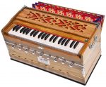 Harmonium Teak Wood Extra Height By Kaayna Musicals- 9 Stops- 5 Main- 4 Drone, 3½ Octaves, Two Set Reed- Bass/Male – 440 Hz - Image 6