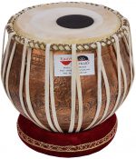 Ganesha Kalash Tabla Drum Set, 4 Kg Heavy Designer Copper Bayan, Antique Finish, Shesham Wood Dayan, Hand Made Drum Skins, Camel Leather Straps to Tune, Comes with Tuning Hammer, Gig Bag, Cushion & Cover - Image 6