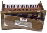 Safri Harmonium By Kaayna Musicals-3&frac12; Octaves, Portable, Traveler, Baja, 9 Stops (4 Drone), Dark Oak Finish, Gig Bag, Bass-Male Reed: 440 Hz - Image 7