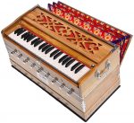 Harmonium Teak Wood Extra Height By Kaayna Musicals- 9 Stops- 5 Main- 4 Drone, 3½ Octaves, Two Set Reed- Bass/Male – 440 Hz - Image 7