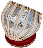 Ganesha Kalash Tabla Drum Set, 4 Kg Heavy Designer Copper Bayan, Sheesham Wood Dayan, Hand Made Drum Skins, Camel Leather Straps to Tune, Comes with Tuning Hammer, Gig Bag, Cushion & Cover - Image 7