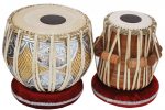 Tabla Drum Set, 2.5 Kg Double Color Brass Bayan, Sheesham Wood Dayan, Hand Made Nice Sounding Drum Heads, Leather Straps to Tune, Long Life, Comes with Tuning Hammer, Gig Bag, Cushion & Cover… - Image 7