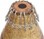 Designer Khol Drums -Brass & Copper-Bolt Tuned, Special Hand Made Skin, Double Color, Gig Bag - Image 8