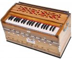 Harmonium Teak Wood Extra Height By Kaayna Musicals- 9 Stops- 5 Main- 4 Drone, 3½ Octaves, Two Set Reed- Bass/Male – 440 Hz - Image 8