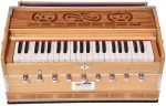 Harmonium Pro Grade By Kaayna Musicals, 9 Stops- 5 Main, 4 Drone, 3&frac12; Octaves, Teak Color, Beautiful Bellow, Coupler, Gig Bag &ndash; 440 Hz - Image 8