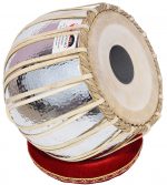 Tabla Drum Set- 5Kg Copper Bayan, Without Joint, Shesham Wood Dayan, Hand Made Drum Skin, Leather Strap to Tune, Long Life, Comes with Tuning Hammer, Gig Bag, Cushion & Cover - Image 8