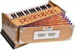 Harmonium Pro Grade By Kaayna Musicals, 9 Stops- 5 Main, 4 Drone, 3&frac12; Octaves, Teak Colour, Coupler, Gig Bag &ndash; 440 Hz - Image 9