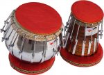 Tabla Drum Set-16 Bolt Tuned, 2.5 Kg Brass Bayan, Chrome Finish, Sheesham Wood Dayan, Hand Made Drum Skin, Easy to Tune Or Replace The Skin, Tuning Hammer, Gig Bag, Cushion & Cover - Image 11